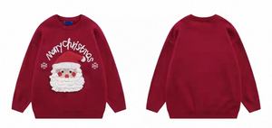 Maglione di natale personalizzato simpatico cartone animato per la famiglia stile Casual con <span class=keywords><strong>motivi</strong></span> di Babbo Natale per l'inverno - Product Image 5