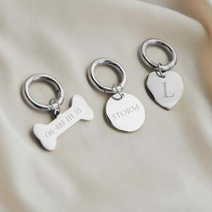 Monedas de Joyería Personalizadas al por Mayor con Logotipo Grabado en Acero Inoxidable Chapado en Oro de 18K para Mascotas - Product Image 4