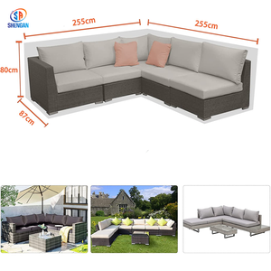 Copertura <span class=keywords><strong>per</strong></span> Mobili da Giardino a Forma di L, Impermeabile e Antivento, Telo Protettivo <span class=keywords><strong>per</strong></span> <span class=keywords><strong>Divani</strong></span> Angolari e Lounge da Esterno - Product Image 6