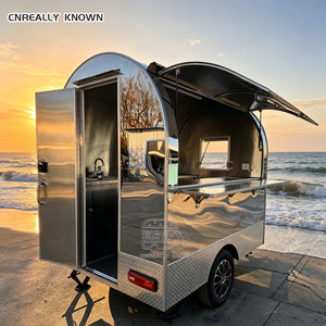 2025 <b>Towable</b> Aluminum & Fiberglass Multifunctional Street Mobile Food Truck Trailer for Snack Food and Fast Food - Product Image 4