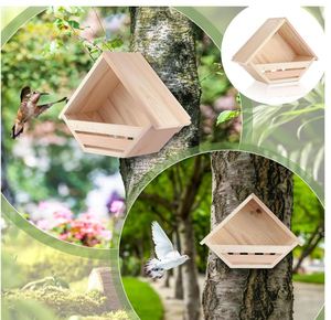 ไม้ซีดาร์กล่องทำรังนกพิราบบ้านนกพิราบสำหรับนกพิราบนอกสถานที่ทำรัง - Product Image 4