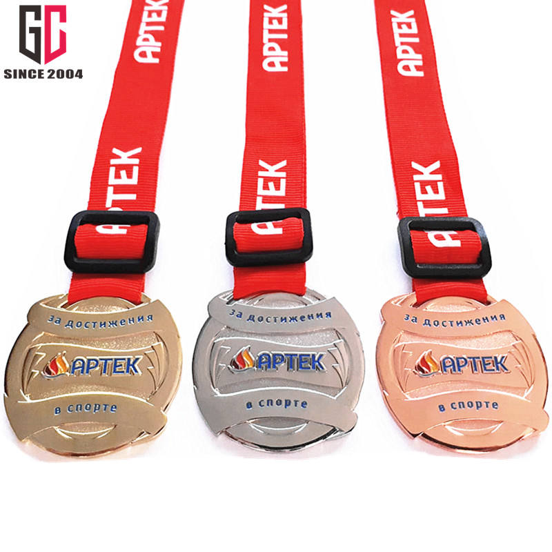 Or brillant/argent/bronze