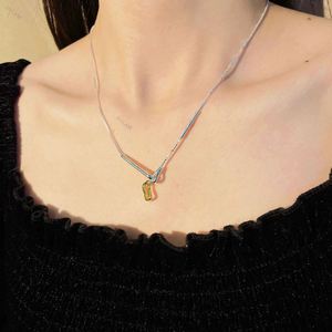 Dylam Multi Wear Method 18k Gold Plated Pendant Necklaces Sterling <b>Silver</b> 925 Hook Clasp Thin <b>Box</b> <b>Chain</b> Necklace for Unisex - Product Image 4