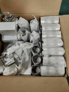 <span class=keywords><strong>ECREW</strong></span> Herrajes de Acero Inoxidable de 4mm de Grosor para Puertas Correderas Dobles, Resistentes, con Capacidad de Carga de 120kg, Rodillos Modernos de Cierre Suave - Product Image 5