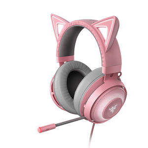 Razer-casque d'écoute de jeu filaire Kraken, ergonomique, casque d'écoute avec fil, édition Kitty, bon marché - Product Image 4