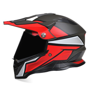 Casques de course tout-terrain de <span class=keywords><strong>moto</strong></span> électrique <span class=keywords><strong>Euro</strong></span> Karting de haute qualité casque intégral de motocross ATV avec lunettes - Product Image 2