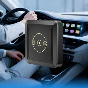 Adaptador Inalámbrico CarPlay 2 en 1 para Modelos Personalizables Negros, Adaptador Inalámbrico CarPlay para Actualización de CarPlay con Cable OEM - Product Image 1