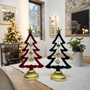 Festa atmosfera di festa decorazione di natale ornamenti di <span class=keywords><strong>lusso</strong></span> ciondoli stella campane di natale in metallo albero di natale decorazione della tavola - Product Image 6