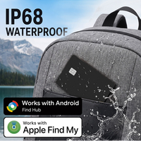 Tarjeta de Protección de Activos con Sistema Dual y Estilo Minimalista, Resistente al Agua IP68, Carga Inalámbrica, Compatible con Google Find My Device