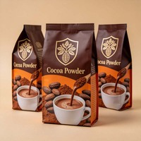 Sachet Doypack Personnalisé pour Poudre de Cacao, Qualité Alimentaire, Fermeture Éclair, Étanche à l'Air et à l'Humidité, Idéal pour la Pâtisserie et les Poudres Alimentaires
