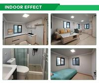 Maison préfabriquée mobile anti-sismique de 20 pieds ou 40 pieds, 2 à 5 chambres, pliable, extensible, étanche, moderne, pour centre commercial, école, supermarché