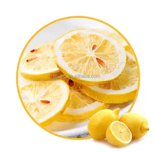 Entrega rápida, productos al por mayor, rodaja de limón liofilizado, sabroso, delicioso, nuevo diseño, rodaja de limón Liofilizado