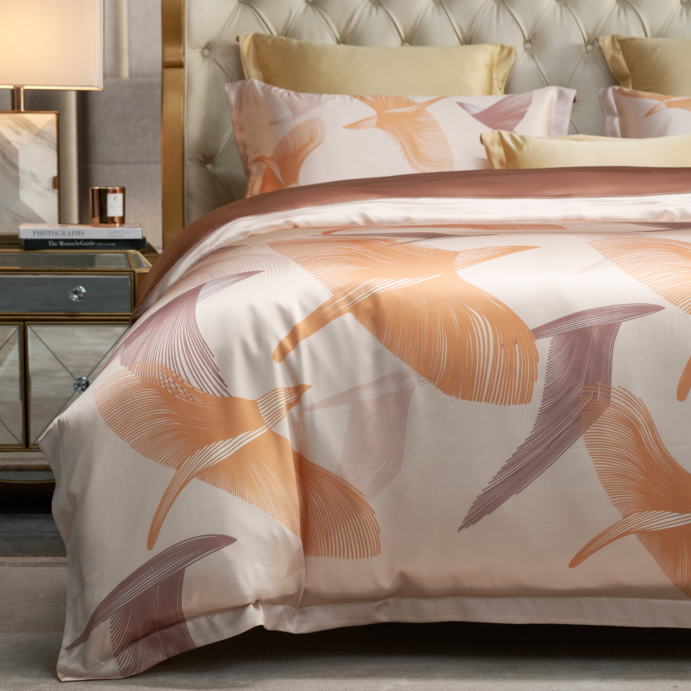 Бесплатный образец гладкая мягкого нетоксичного печатных шелковые постельные принадлежности прочная моющаяся Премиум стеганое одеяло из шелка тутового шелкопряда крышка с OEKO-TEX 100