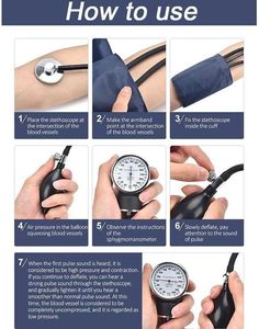 Simulador de Brazo para Entrenamiento de Presión Arterial, Maniquí de Brazo para Prácticas de Presión Arterial para Enseñanza Básica de Enfermería, Médico, CE/ISO - Product Image 3