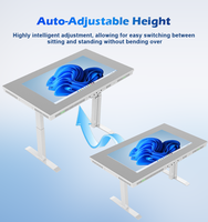 Table interactive tactile personnalisable de 43 pouces à 20 points de contact avec Android 14 multilingue pour enfants et écoles