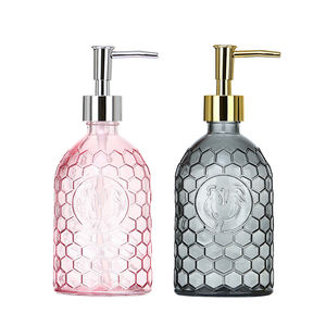 Botella de Vidrio <span class=keywords><strong>Rosa</strong></span> de 355 ml con Bomba para Desinfectante de Manos, Dispensador de Espuma, Botellas para Champú Personalizadas - Product Image 2