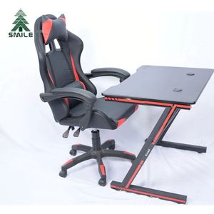 Meilleur prix Vente en gros de chaises de jeu inclinables pour PC Fauteuil de jeu de course RVB en cuir PU à dossier haut - Product Image 6