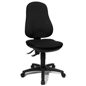 Sedia da ufficio girevole base con sedile a disco - Product Image 1
