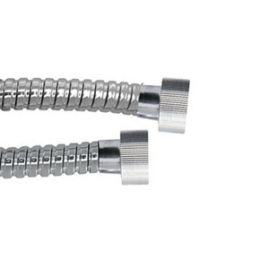 Manguera de Ducha de Acero de 60 cm con Conexión Roscada de 1/2 F x 1/2 para Uso en Plomería - Product Image 1