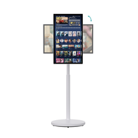 Televisor Inteligente con Pantalla Táctil LCD LED Blanca de 32 Pulgadas con Resolución Full HD 1080p para Uso Interior Portátil