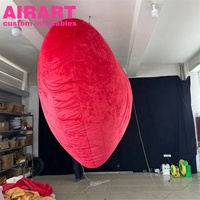 Décoration gonflable en forme de cœur pour la Saint-Valentin