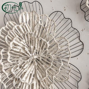 งานศิลปะตกแต่งผนังเหล็กดัดรูปทรงไม่สม่ำเสมอสำหรับแขวนตกแต่งบ้าน ห้องนอน ทางเข้าบ้าน - Product Image 3