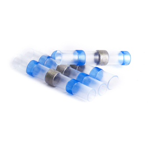 SSTS Waterproof Sealing 22-18AWG 16-14AWG 12-10AWG Heat Shrink Tubing Butt <b>Solder</b> Seal Wire Splices Sleeves Connectors - Product Image 5
