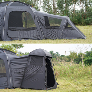 Tienda de cúpula geodésica Modulat de tela Oxford conectable grande con <span class=keywords><strong>chimenea</strong></span> para acampar en familia y fiesta Venta caliente - Product Image 6