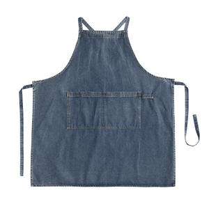 Wholesale <b>Denim</b> <b>Apron</b> Cotton Korean Canvas Antifouling Home Cleaning Kitchen Cooking Work Clothes Barber Leisure Gardening - Product Image 6