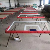 Rembourrage de panneau en verre trempé Offre Spéciale pu protection en mousse de bord de panneau de basket-ball de 72 pouces bleu noir rouge à vendre