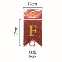 Bannière de guirlandes à lettres en forme de queue de poisson à paillettes espagnoles en gros pour la décoration murale de fêtes d'anniversaire et de mariages