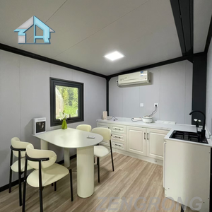 Casa Mobile Espandibile da 40 Piedi con Cucina e Bagno Completi, Sanitari Traspiranti, Cucinino e Bagno Prefabbricati in Container - Product Image 4