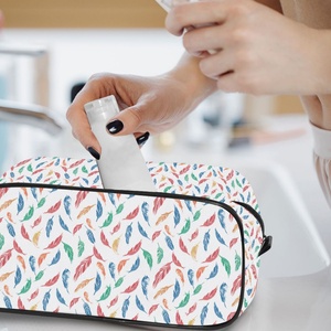 New Style Customs Design logo Travel <b>Storage</b> Portable <b>Toiletry</b> Bag High Capacity Fashion Waterproof Zipper Bag - Product Image 6