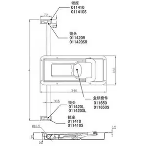 Gekühlt Van Cam Lock Getriebe