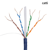 Kabel UTP CAT6 Cross Frame Foil Shielded 23AWG 305m Pull Box untuk Rumah Pintar Grosir Pabrik