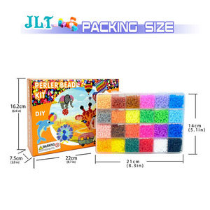 Perles <span class=keywords><strong>Hama</strong></span> Fuse Perler de 2,6 mm, 24 couleurs, jouets éducatifs <span class=keywords><strong>3D</strong></span> faits à la main pour enfants de 5 à 7 ans, jouet coloré pour enfants - Product Image 6