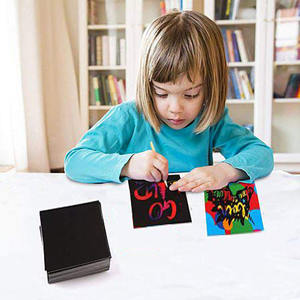 <span class=keywords><strong>NOUVEAU</strong></span> 2025 HOT Sells 50PCS Colorful Rainbow Scratch off World Map Poster - Product Image 6