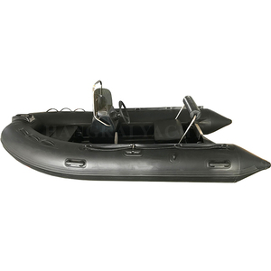 Bateau pneumatique rigide RIB 330B 3,3 m (162 cm) avec 3 chambres à air, PVC durable, certifié CE, pour 4 adultes + 1 enfant, idéal pour la pêche côtière. - Product Image 1
