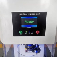 Scelleuse semi-automatique pour canettes de 55 mm, machine à sceller les boissons pour canettes PET de 500 ml et 650 ml, machine à sceller les canettes
