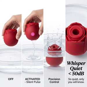 <span class=keywords><strong>Vibratore</strong></span> a Rosa con 10 Frequenze di Suzione per Donne, Stimolatore Clitorideo Impermeabile IPX7 Kovida con Ricarica Magnetica, Sex Toy <span class=keywords><strong>Silenzioso</strong></span> - Product Image 5