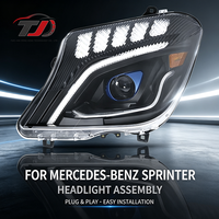 Kit de modernisation des phares LED pour Mercedes Sprinter W906 2014-2018, avec lentilles de projecteur, accessoires Plug and Play.