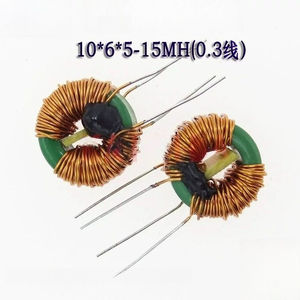 Inducteur de mode commun 10*6*5 15MH, bobine d'inductance filtrante, inducteur à anneau magnétique annulaire, inducteur enfichable - Product Image 1