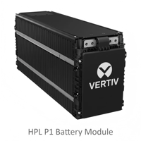 Batería UPS para Centro de Datos Vertiv HPL P1 512V 140Ah 71.68kWh LiFePO4 con Sistema de Supresión de Incendios Integrado, 5000 Ciclos