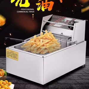 Friteuse Commerciale Automatique Professionnelle avec Moteur et Roulement Central pour Poulet, <span class=keywords><strong>Poisson</strong></span> et Pommes de Terre - Product Image 5