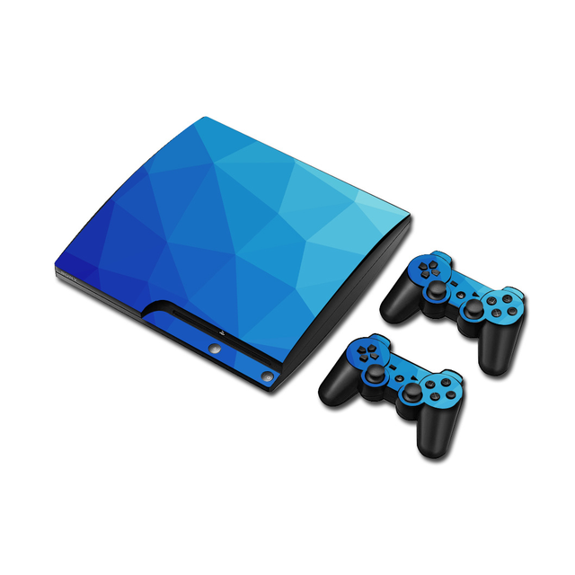 Full Body Vinyl Sticker Cover Wrap for PS3 Slim PlayStation 3 Slim Console and Controller Custom Design Decal Skin