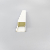 Produit en plastique extrudé personnalisé conduit de câbles UPVC blanc mini goulotte en PVC