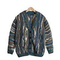 Kapital Vintage Kazuhiko Hirata Fengzhonggong Retro Amerikanischer Stil V-Ausschnitt Bittergurkenmuster Jacquard 100% Baumwolle Frühling