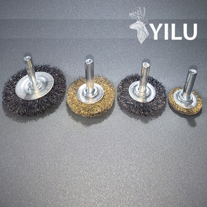 Kits de herramientas 3PCS Cepillo de alambre de limpieza de acero Rueda Pulido y desbarbado personalizado Cepillo de alambre resistente - Product Image 5