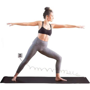 Esterilla de Yoga con conexión a tierra de 71x24 pulgadas, almohadilla de ejercicio, esterilla de carbono conductora conectada a la tierra con cable de 15 pies <span class=keywords><strong>para</strong></span> Yoga de meditación - Product Image 3
