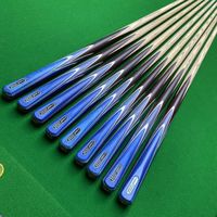 Nouvelle queue de billard de piscine en acier d'érable à tige traversante noir huit boules petite tête 16 couleurs 13mm arbre en Fiber de carbone